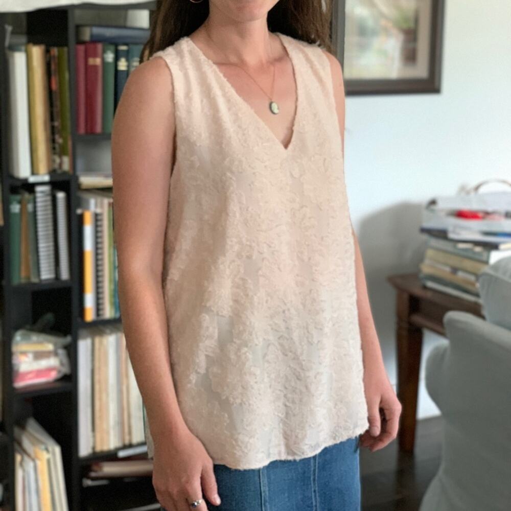 Alfred Sung Pastel Pink Top, Size M